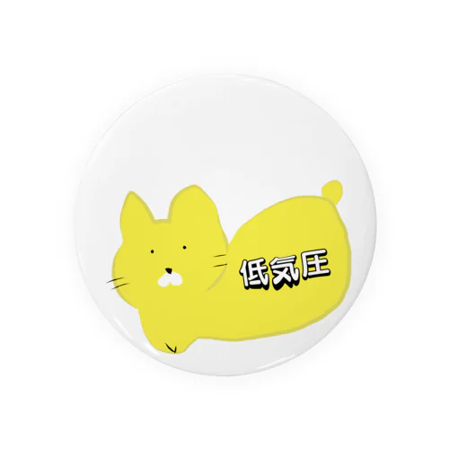 低気圧ねこ Tin Badge