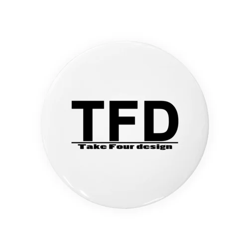 Take Four design-TDF Tin Badge