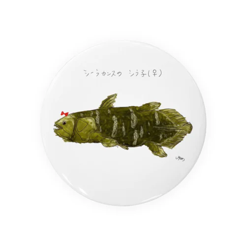 シラ子 Tin Badge