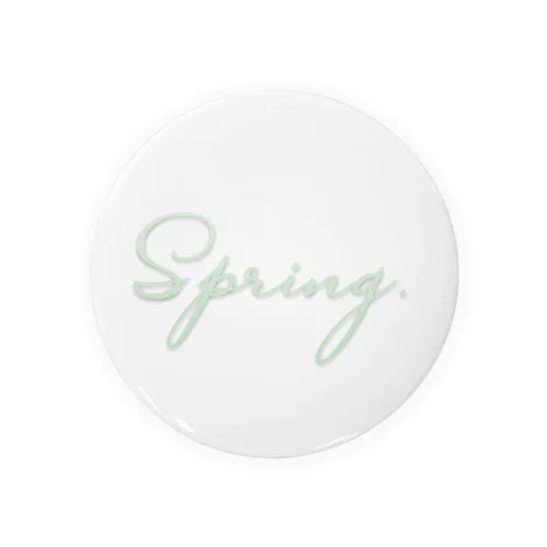 Spring. Tin Badge