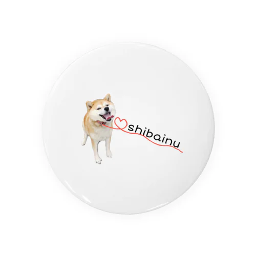 柴犬　ハナ Tin Badge