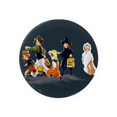 Trick or Treat Tin Badge