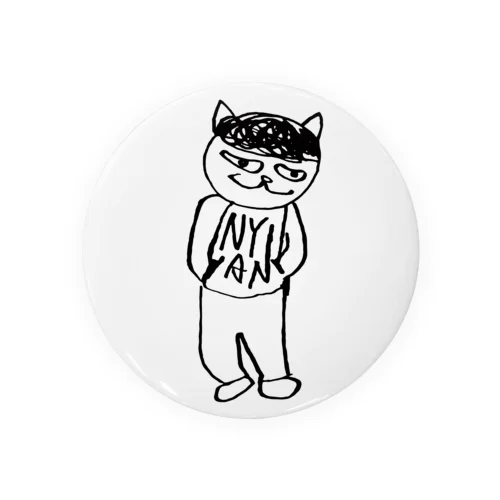 野毛ねこ Tin Badge