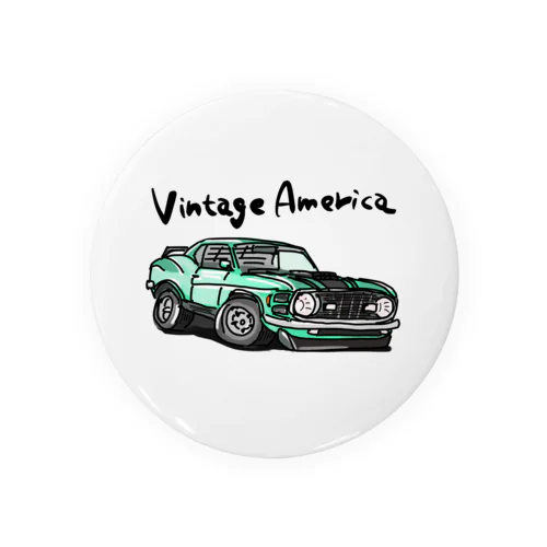 Vintage America  缶バッジ