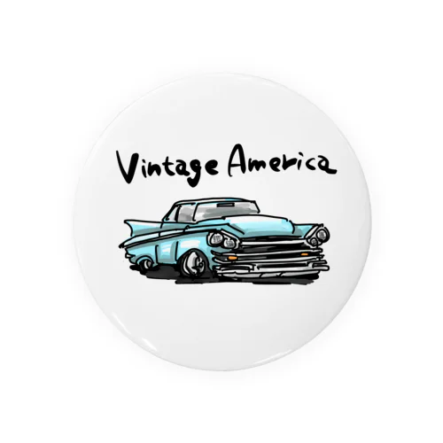 Vintage America  Tin Badge