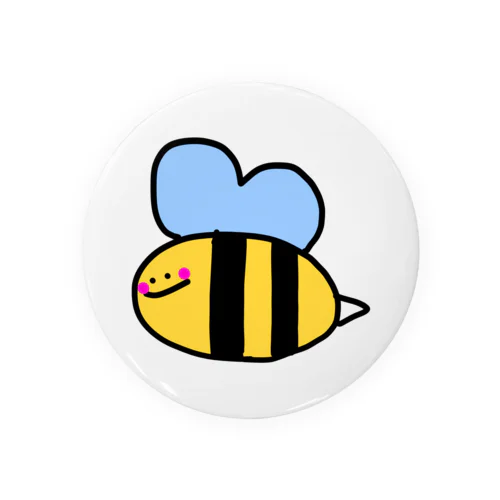 へんてこキャラクター はちさんの『びー』🐝💗 Tin Badge