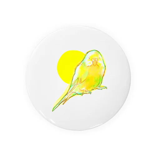 おねむルチノーインコ Tin Badge