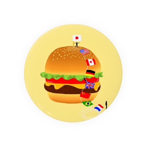 おいしい山登り Tin Badge