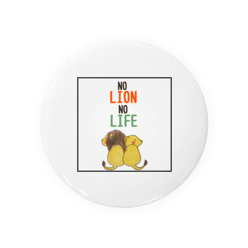 NO LION NO LIFE@Reezoo 缶バッジ