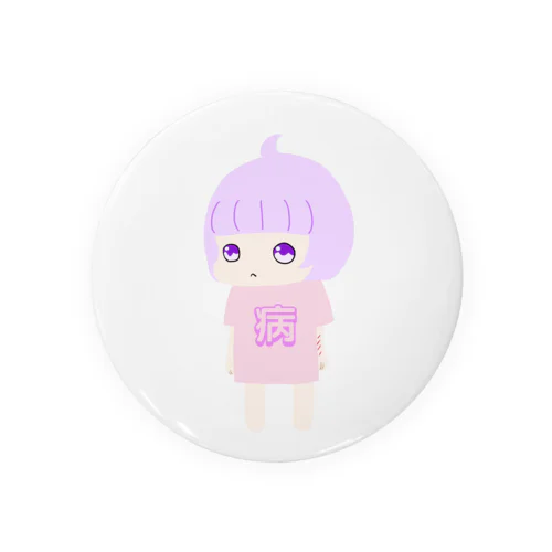 めんへらちゃん Tin Badge