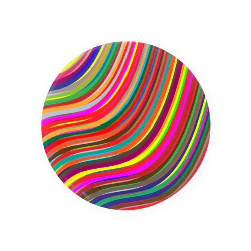 Rainbow-Stripe  Tin Badge
