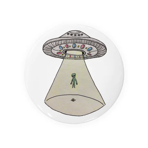 UFOから宇宙人 Tin Badge