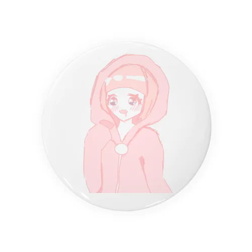 ぴんくちゃん Tin Badge