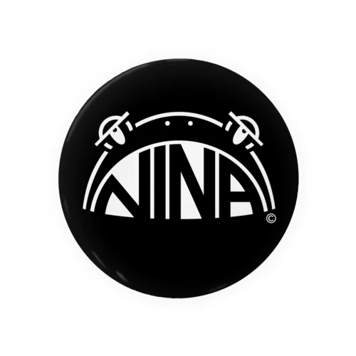  NINA LOGO Tin Badge