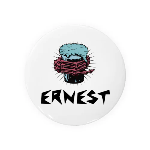 ERNEST Tin Badge