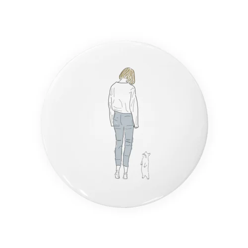 woman 05 Tin Badge