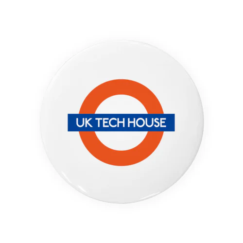 UK TECH HOUSE UNDERGROUND Tin Badge