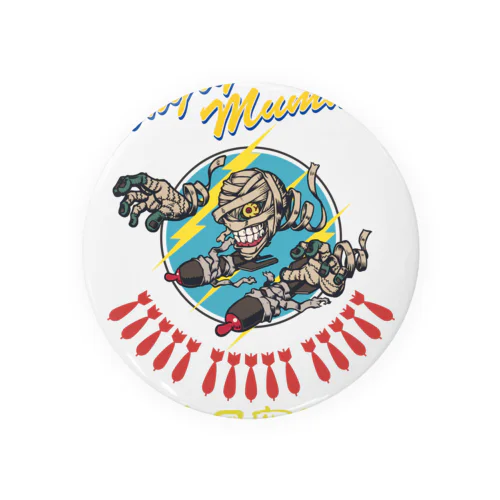 Angry Mummy Tin Badge