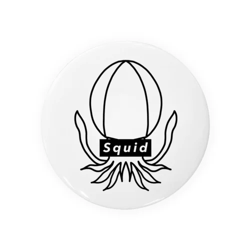 Squid  Tin Badge