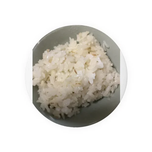 白米は日本人の味方 缶バッジ