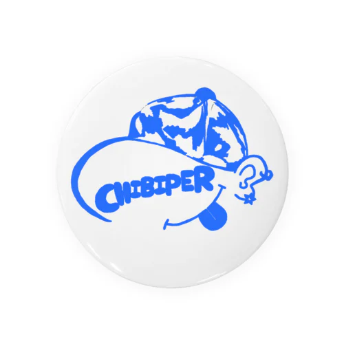 CHIBIPER Logo blue 缶バッジ