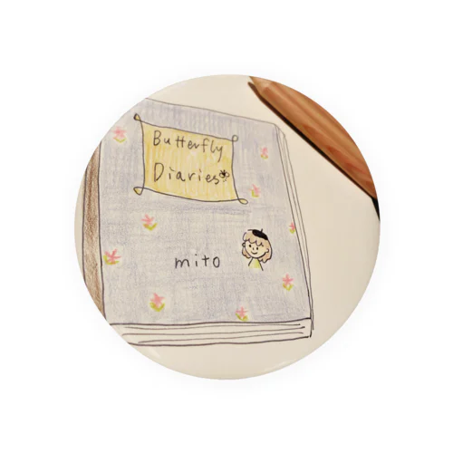 Butterfly Diaries シリーズ Tin Badge