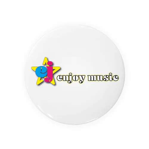 enjoy music 公式グッズ Tin Badge