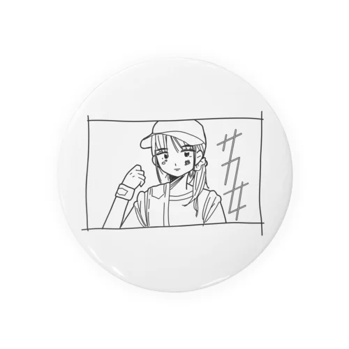 サカ女 Tin Badge