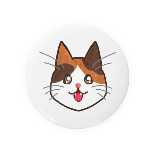 三毛猫ちゃん Tin Badge