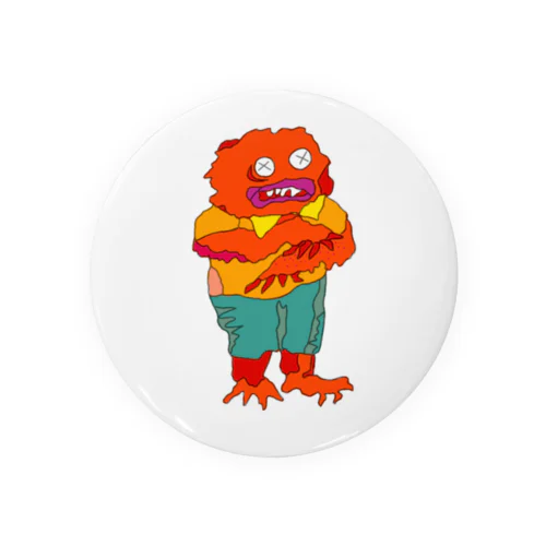 depressed yeti (hives) Tin Badge