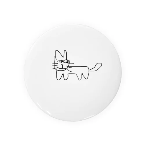 へんなねこかん Tin Badge