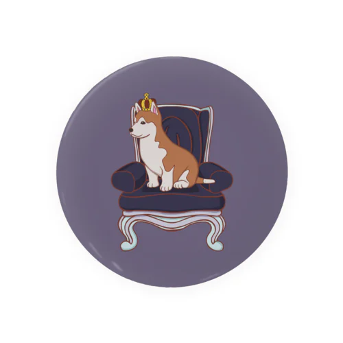 King Dog Tin Badge