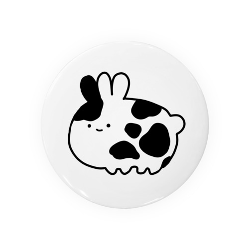 丑年 ミミミうしうさぎ Tin Badge