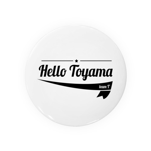 Hello Toyama Tin Badge