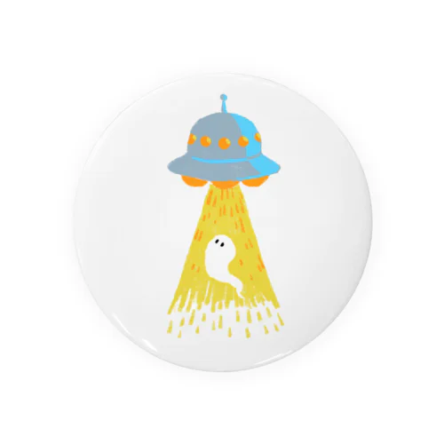 キャトられおばけ Tin Badge