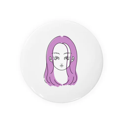 lazy lazy girl  Tin Badge