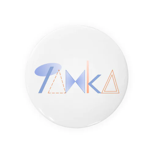 TANKA ロゴ１ Tin Badge