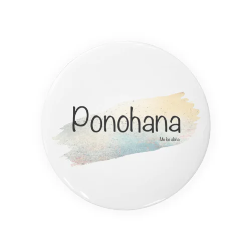 Ponohana 캔뱃지