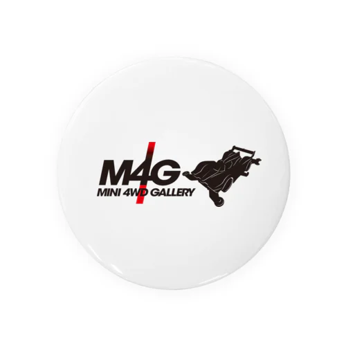 M4G ミニ四駆ギャラリー Black Tin Badge