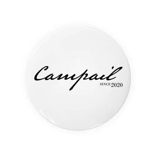 Campail LogoType-Black 缶バッジ