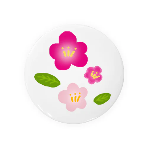 桃の花 Tin Badge