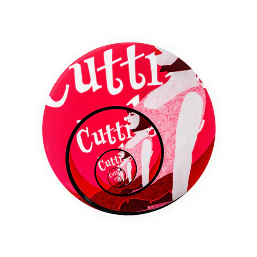 CUTTING EDGE RED Tin Badge