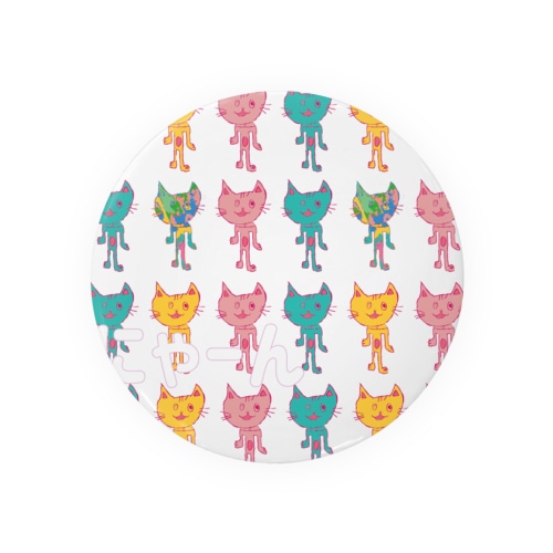 ねこだ。にゃーん。 Tin Badge