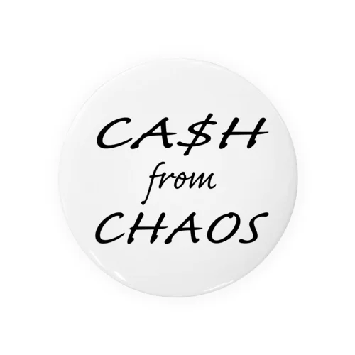 cash from chaos 缶バッジ