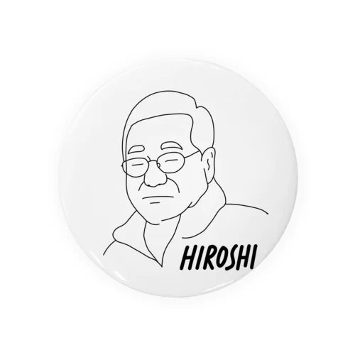 HIROSHI Tin Badge
