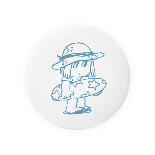 夏のあの子 Tin Badge