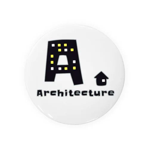 Architecture. Tin Badge