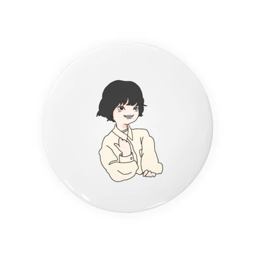 女 Tin Badge