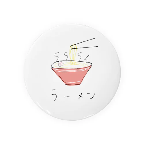 ラーメン 缶バッジ