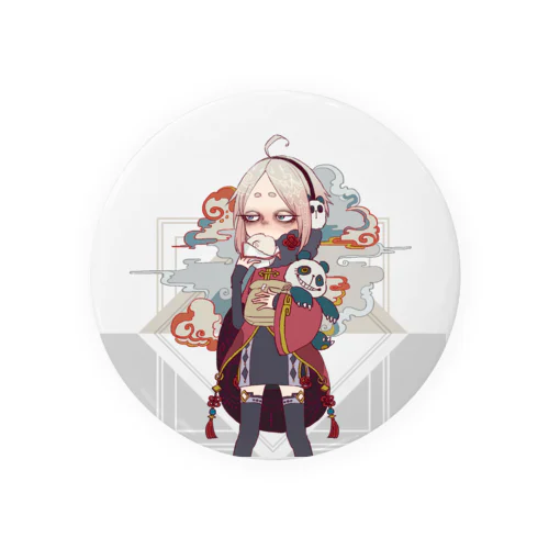 中華少女 Tin Badge